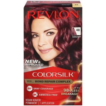 Revlon 48 Burgundy Vegan Keratin Permanent Hair Color