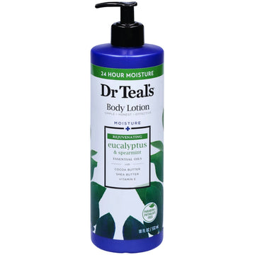 Dr Teal's  Rejuvenating Moisture  Eucalyptus & Supermint Body Lotion, 18 Fl Oz