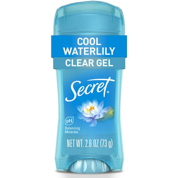 Secret Fresh Cool Waterlily Clear Gel Antiperspirant And Deodorant - 2.6oz