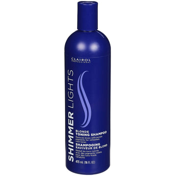 Clairol Professional Shimmer Lights Blonde Toning Shampoo, 16 Oz