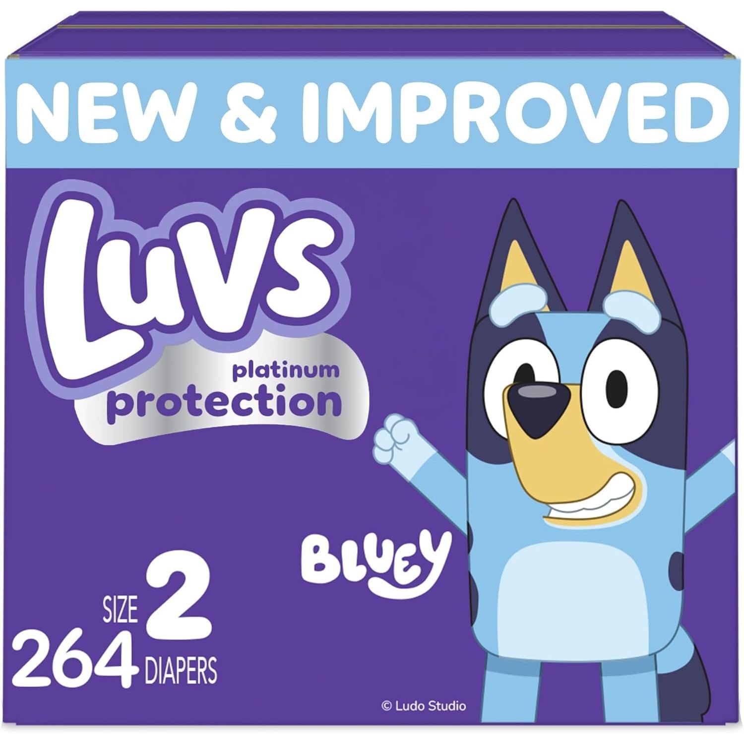 Luvs Pro Level Leak Protection Diapers Size 2, 264 Ct