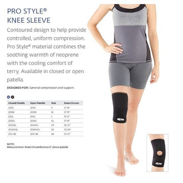 Bell-Horn Open Patella ProStyle Knee Sleeve Large