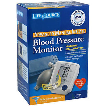 LifeSource Bpm Advanced Manual W Large Cuff Ua 705 Vl