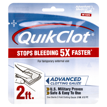Adventure Medical Kits QuikClot Advanced Clotting Gauze - 3 X 24 In