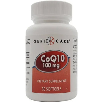 Geri Care CoQ10 100mg Strong Antioxidant Heart Health Support 100mg 120ct