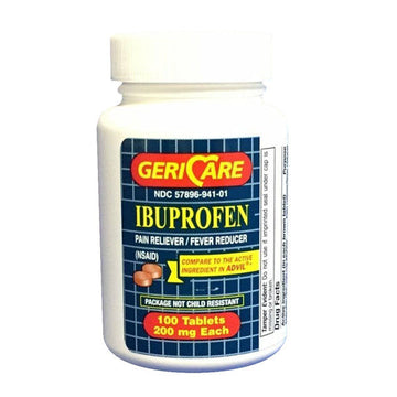 Geri-Care Ibuprofen Coated Tablets, 200 Mg