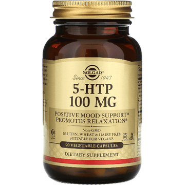 Solgar 5-HTP 100 mg 90 Vegetable Capsules