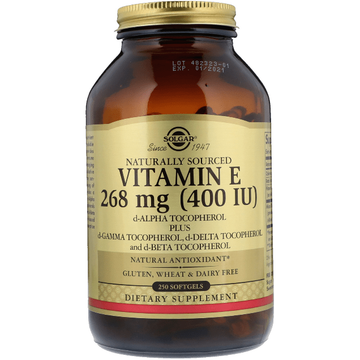 Solgar Vitamin E 268 mg (400 IU) 250 Softgels