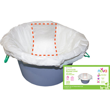 Nova Pa-1082 Commode Bucket Liners 20/bx