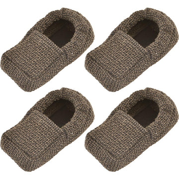 Nova 4 Pcs Heavy Duty Walker Ski Glide Covers Replacement For Indoor Outdoor