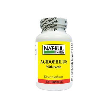 Nat-Rul Natural Acidophilus Con Pectina Cápsulas De