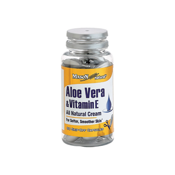 Mason Natural Aloe Vera & Vitamin E – 60 Snip-Off Capsules