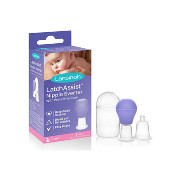 Lansinoh LatchAssist Nipple Everter - Includes 2 Sizes for Custom Fit, 1 Count