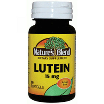 Nature's Blend Lutein, 15 Mg, 60 Softgels