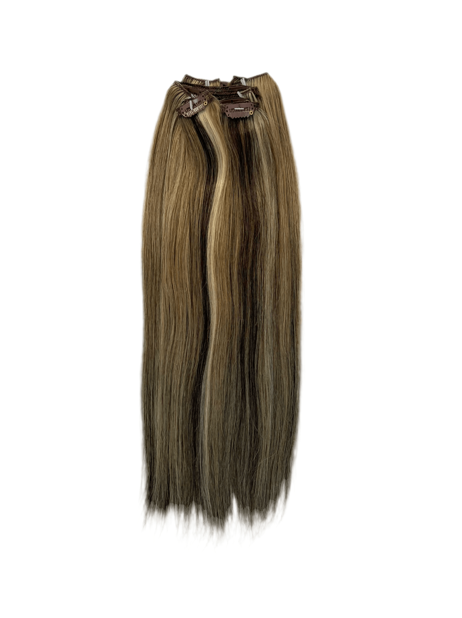 VIP Clip Extensions / Silky Straight - 18" (140 g ) ClipeX System