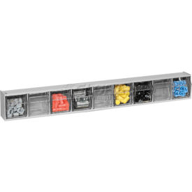 Quantum Storage Systems Tip Out Bin QTB309 – 9 Compartments Gray
