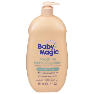 Baby Magic Soothing Vanilla & Oat Hair & Body Wash 30 Fl Oz