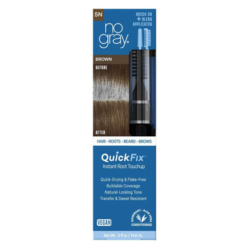 No Gray Quick Fix Brush On Instant Root Touchup - Brown