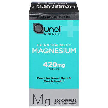 Qunol Magnesium, Extra Strength, 420 Mg, Capsules