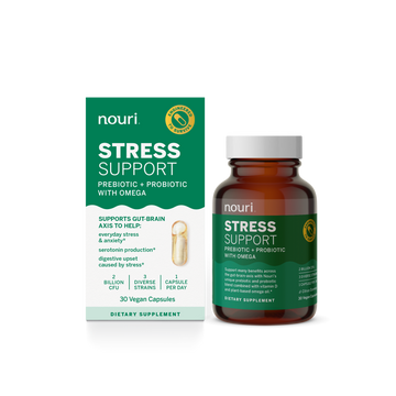 Nouri Stress Support Probiotic Capsules 30Ct