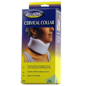 DJ Orthopedics Bell-Horn Universal Cervical Collar, 2", White