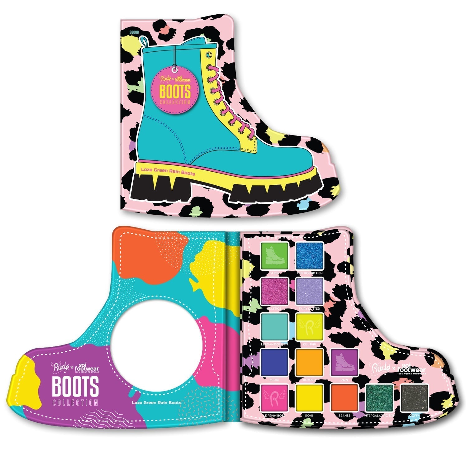 RUDE X KOI FOOTWEAR Boots Collection - Lozo Green Rain Boots -  Lozo Green Rain Boots