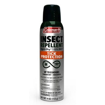 Coleman High & Dry Tick & Insect Spray Repellent, 4-oz