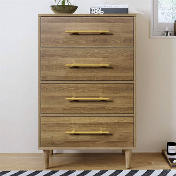 4 Drawer Cabinet Dresser Closet Wooden Dresser