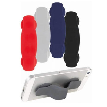 4-Pack: Silicone Suction Cup Phone Holder & Stand - Assorted Colors