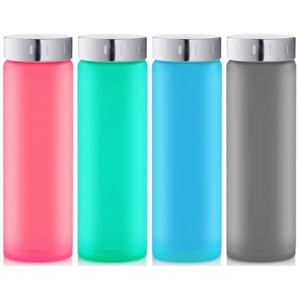 4-Pack: Swig Savvy Multi-Purpose Real Borosilicate Glass Bottles