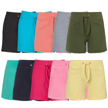 4-Pack: Women's French Terry Bermuda Shorts