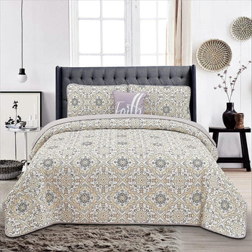 4-Piece: Reversible Quilt Set - Assorted Styles