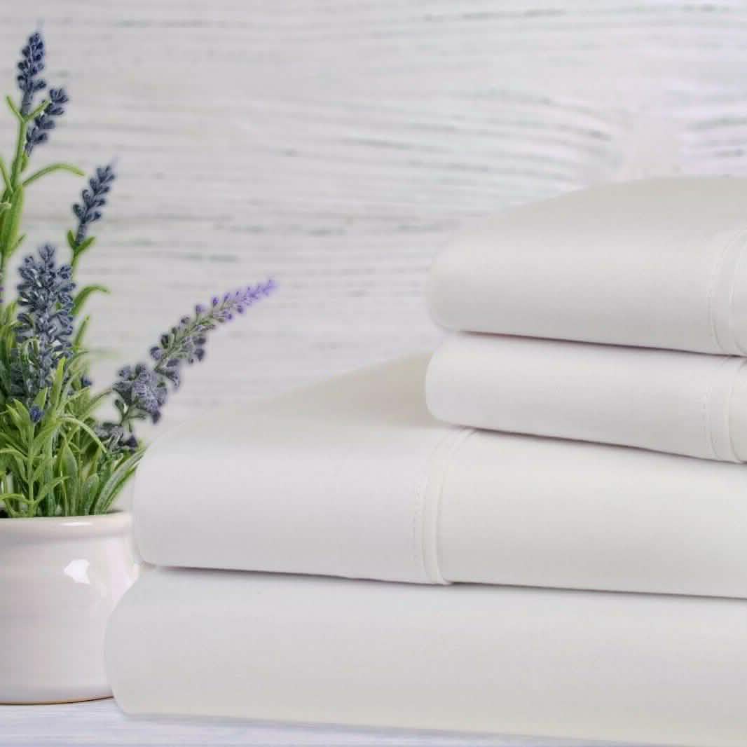 4-Piece Set: Bamboo Lavender Infused Scented Sheet Set