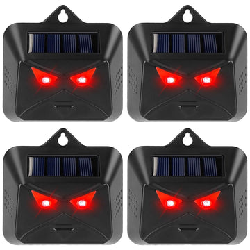 4-Piece: Solar Predator Control Light
