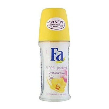Fa Floral Protect Orchid And Viola Anti Perspirant Deodorant Roll On 50ml