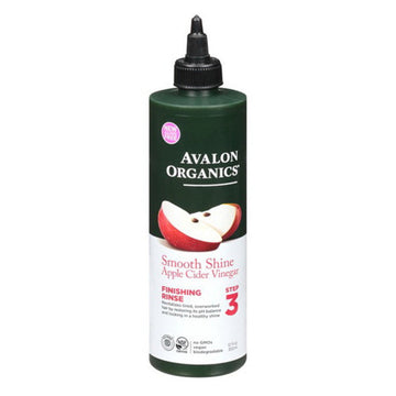 Avalon Organics Smooth Shine Apple Cider Vinegar Finishing Rinse 12 Fl. Oz. Bottle