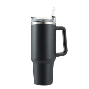 40oz Reusable Vacuum Tumbler with Insulated Double Wall and Cup Handle
