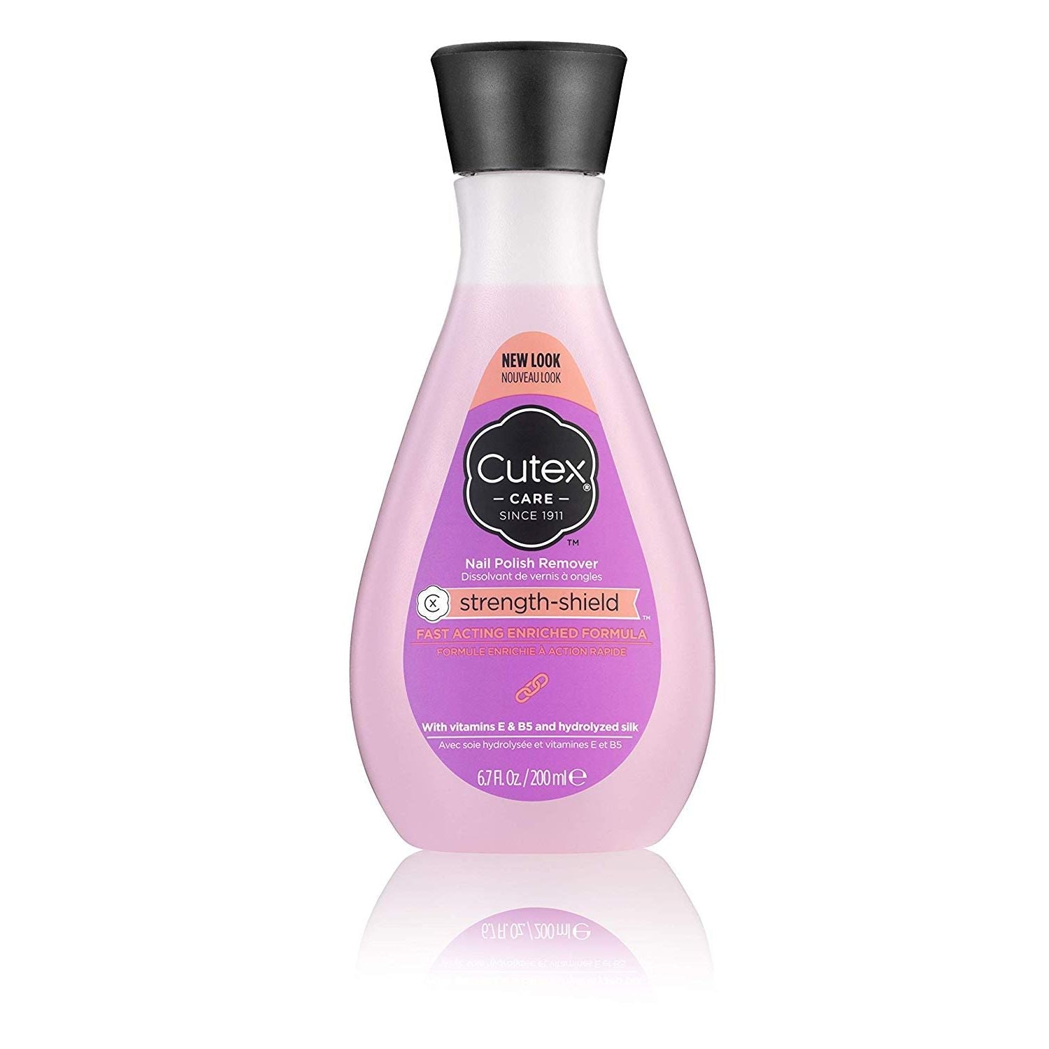 Cutex Strength Shield Nail Polish Remover Liquid  6.7 Oz