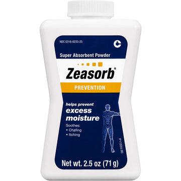 Zeasorb Prevention Super Absorbent Powder, Foot Care, 2.5 Oz