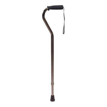 Graham Field Canes Lumex Adjustable Offset - Nitrile Grip Black