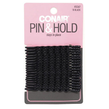 Conair Styling Essentials Bobby Pins, Firm Hold, Black