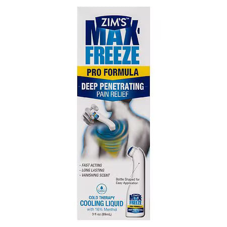 Zim Maximum Strength Freeze Pain Relief Gel / Spray