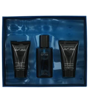 Davidoff Cool Water Gift Set for Men (1.4 oz EDT + 1.7 oz After Shave Balm + 1.7 oz Shower Gel)