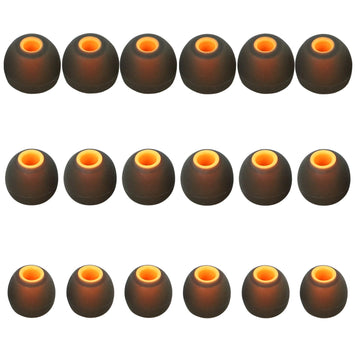 MMYQXI Earbud Replacement Tips Silicone Earbud Tips Earbud Covers Fit for in-Ear Headphones (Inner Hole 3.8mm -5.1mm) Earbud Rubber Tips Ear Tips9 Pairs S/M/L