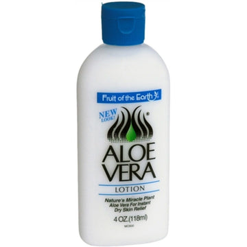 Fruit of the Earth Aloe Vera Skin Care Lotion, 4 Fl Oz