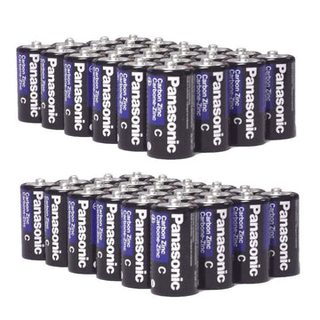 48-Pack: Panasonic Super Heavy Duty C Batteries