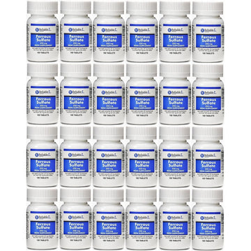Reliable-1 Laboratories Ferrous Sulfate 325 Mg Iron Supplement 100 Tablets