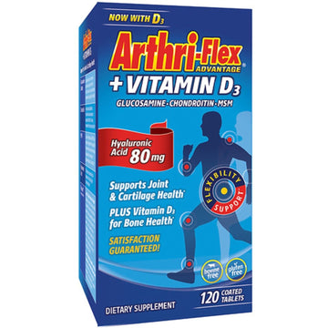 21st Century Arthri-Flex Advantage + Vitamin D3- 120-180 Tablets