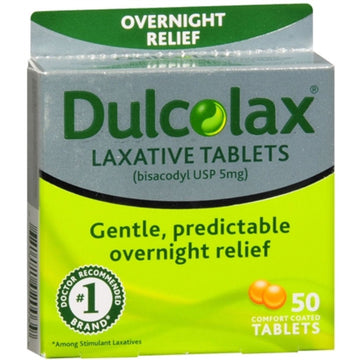 Dulcolax Overnight Laxative, 5 Mg, Comfort Coated Tablets