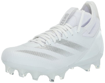 adidas Unisex Adizero Impact American Football Sneaker White/Silver Metallic/White 7 US Men